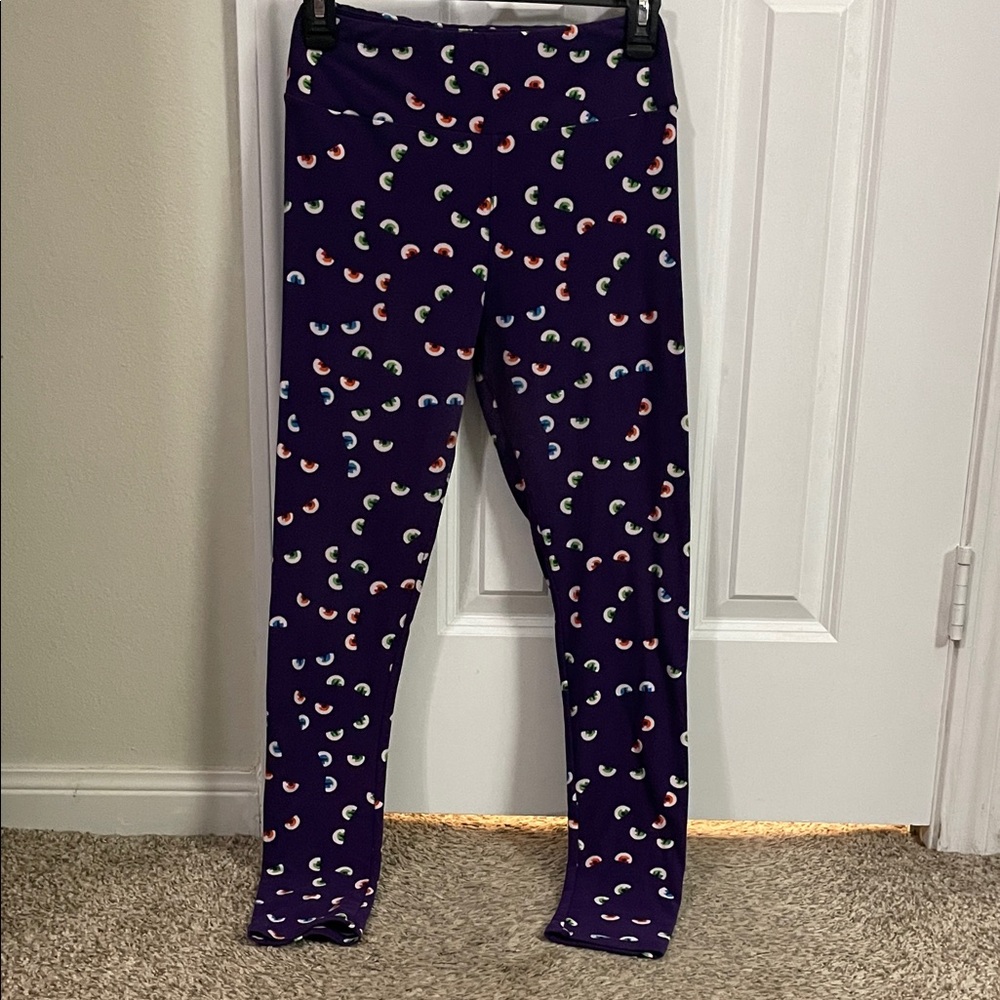 LuLaRoe Halloween Scary Eyes Pattern Leggings